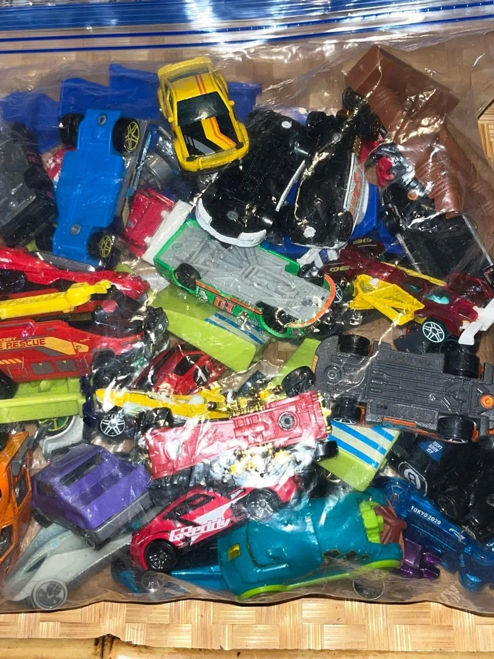 Hot wheels mystery bag